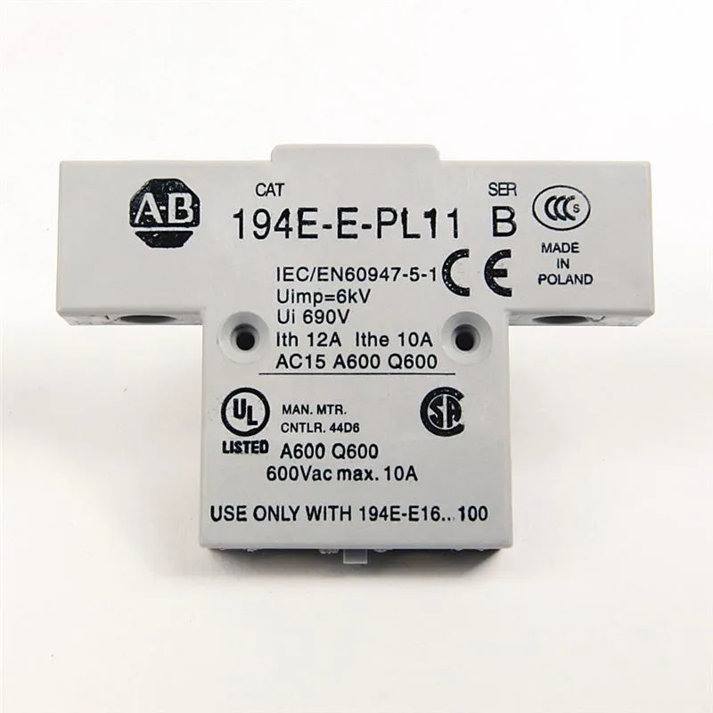 Allen Bradley 194E-E-PL11 Auxiliary Contact Block