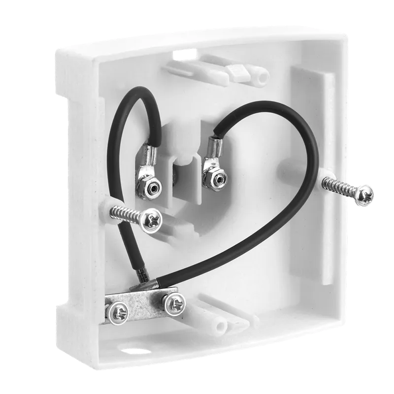 Alre JZ-19 Plug-in socket fully pre-wired; it can be completed with RTBSB-001086 or RTBSB-001096 room thermostats