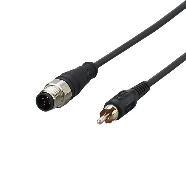 IFM VIDEO ADAPTER CABLE M12 CINCH Bağlantı kablosu