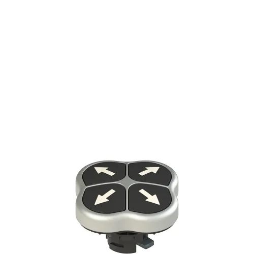 Pizzato E2 1PQFA9QAAA Quadruple pushbutton