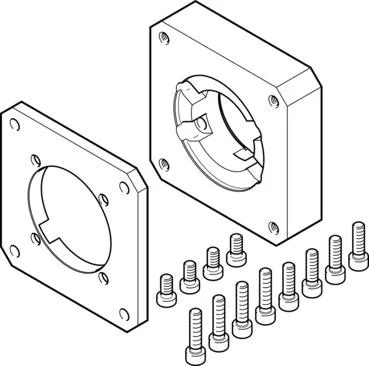 Festo EAMF-A-48C-80G Motor flanşı