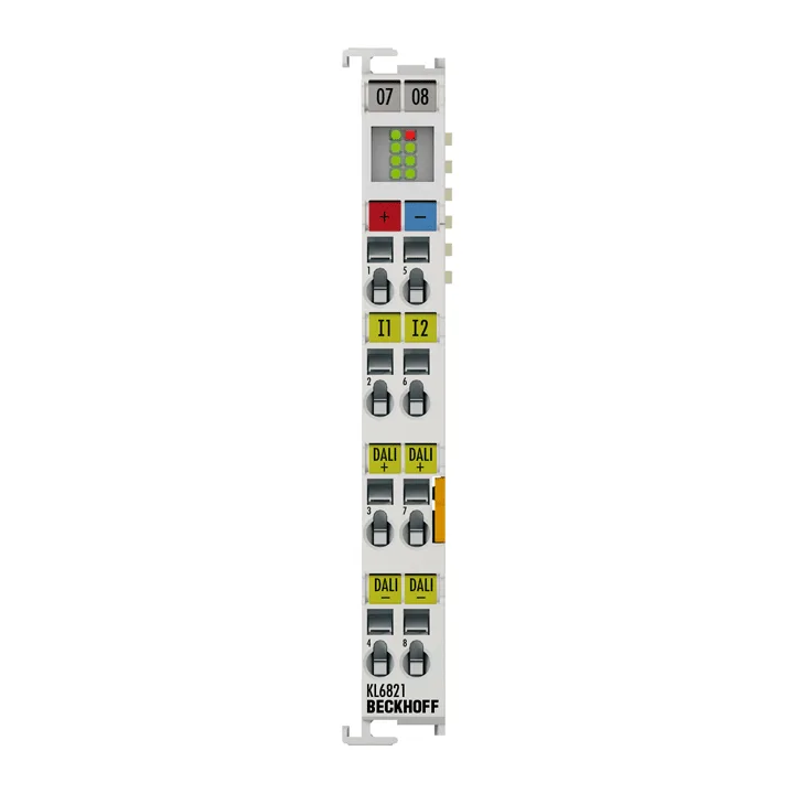 Beckhoff KL6821 Bus Terminal, 1-channel communication interface, DALI/DALI-2, master/power supply