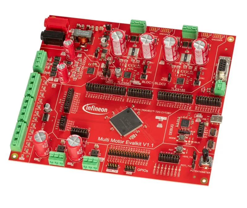 Infineon MULTI MOTOR EVALKIT Evaluation kit with market-proven chipset for zonal control, seat module and thermal management