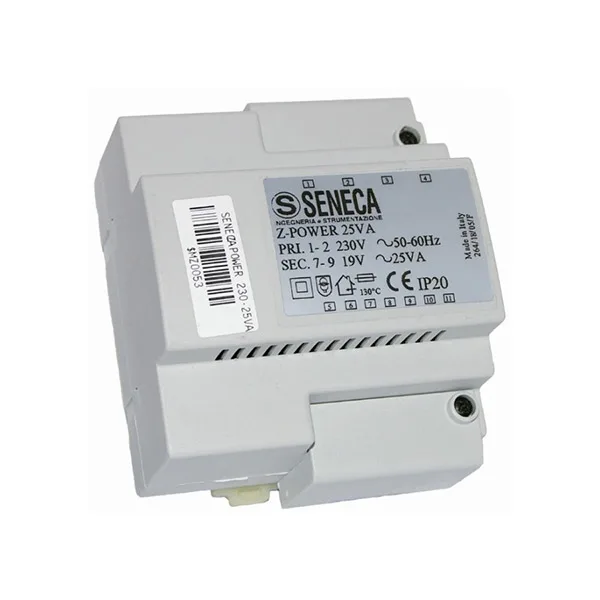 Seneca Z-POWER DIN rail 19 Vac Voltage Transformer