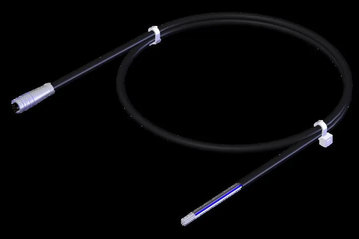 Euchner C-R08F06-06X014PV10,0-ES-103557 Connecting cables with plug connectors M8 for CES-AP-C2