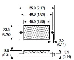 Allen Bradley 92-112 Reflectors for Photo Sensor