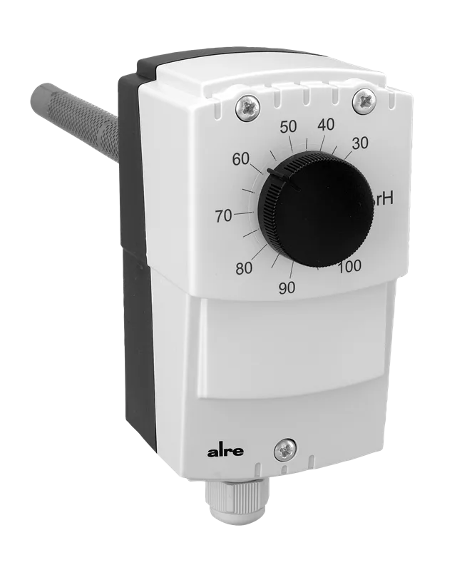 Alre HI-2 Hygrostat, duct/wall mounting, external setting, 2-stage