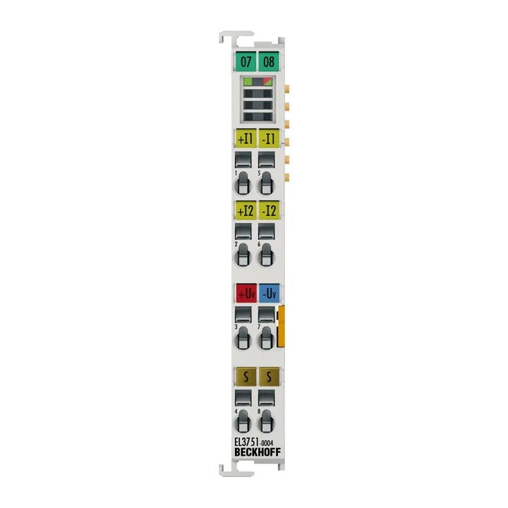 Beckhoff EL3751-0004 EtherCAT Terminal, 1-channel analog input, temperature, RTD (Pt100), 24 bit, 10 ksps
