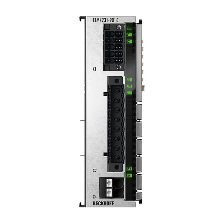 Beckhoff ELM7231-9016 EtherCAT Terminal, 1-channel motion interface, servomotor, 48 V DC, 16 A, OCT, STO, TwinSAFE Logic