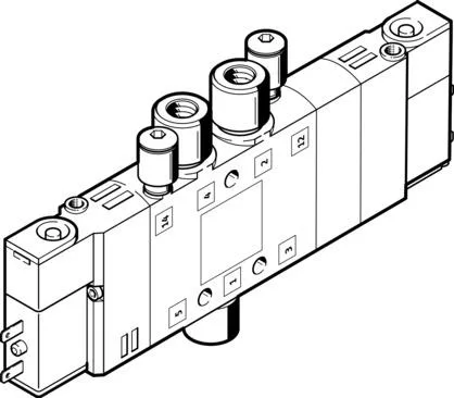 Festo CPE10-M1BH-5/3ES-QS4-B Selenoid valf