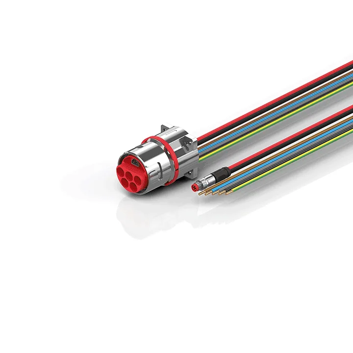 Beckhoff ZK7825-BW00-0xxx B40, ECP cable, PUR, 5 G 160 mm² + (1 x 4 x AWG22), drag chain suitable, key 2 (400 V AC)