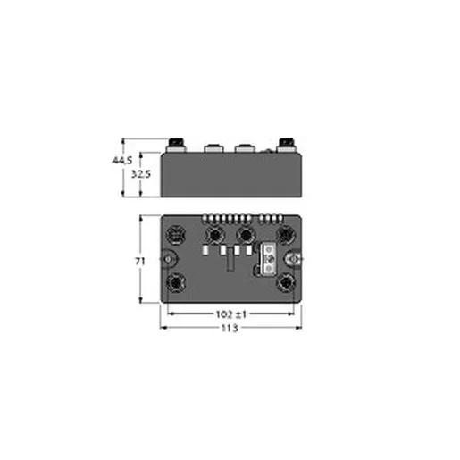 Turck BLCDP-2M12MT-2RFID-S