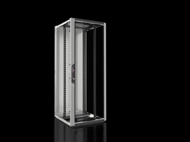 Rittal VX 5307.124 VX IT, 19" mounting angles, standard, front and rear, glazed door, WHD: 800 x 2000 x 800 mm, 42 U