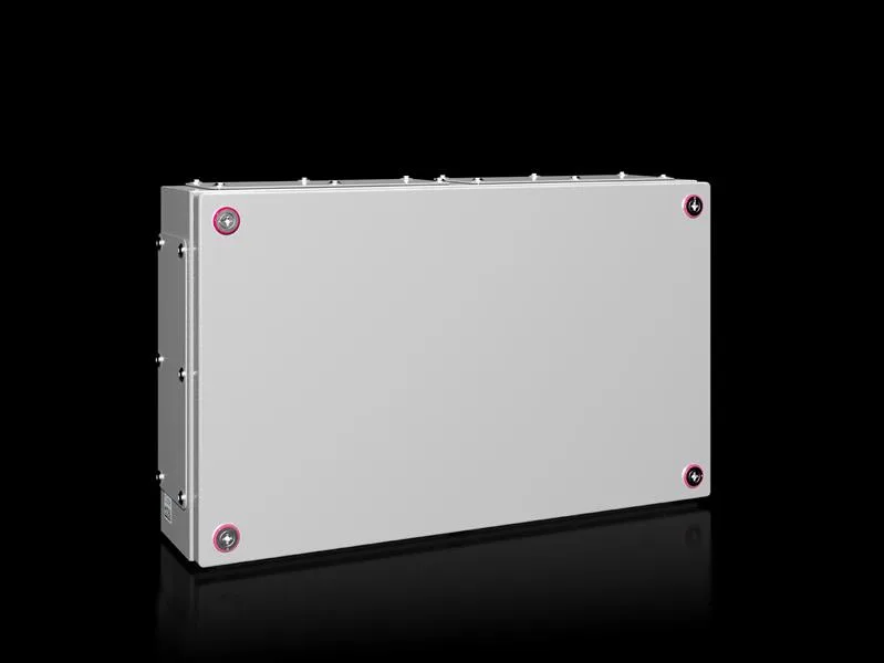 Rittal KX 1537.000 KX terminal kutusu, GYD: 500x300x120 mm, çelik sac, montaj plakasız, kapaklı, kablo giriş plakası