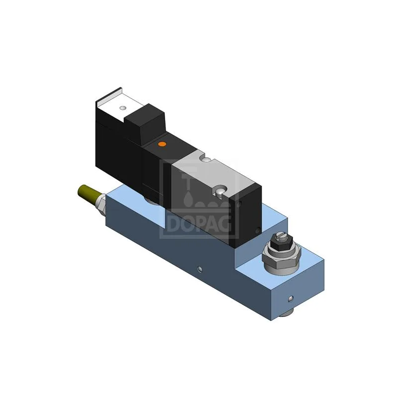 Dopag 1010904 Solenoid valve plate with industrial plug type CI