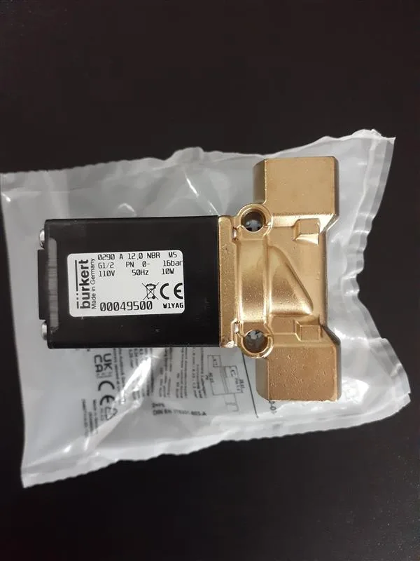 Burkert 0290 A 12,0 NBR MS  Selenoid Valf