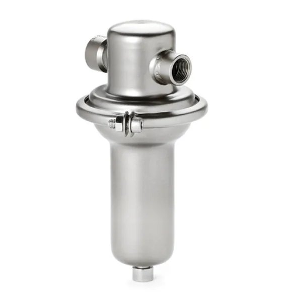 Mankenberg 6193113UA-E Back pressure regulator UV35 G1/2 PN10 1-5 bar KVS 0,5 m3/h Stainless steel Metallisch / EPDM