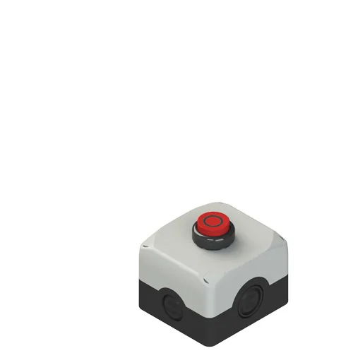 Pizzato ES AC31017 Complete unit with enclosure, projecting pushbutton and contacts