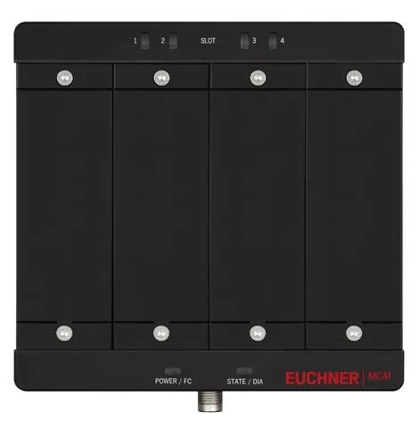 Euchner MCM-MLI-YA4A4A4A4-JA-157774 Expansion module MCM-MLI (module with blanking covers, with 4 slots for submodules)