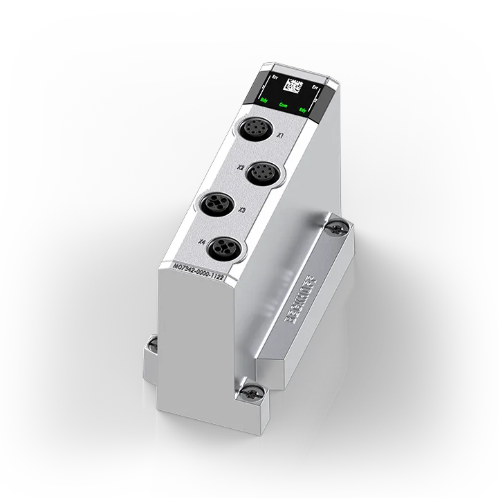 Beckhoff MO7342-0000-1122 I/O module, 2-channel motion interface, DC motor, 48 V DC, 35 A, M12, with incremental encoder