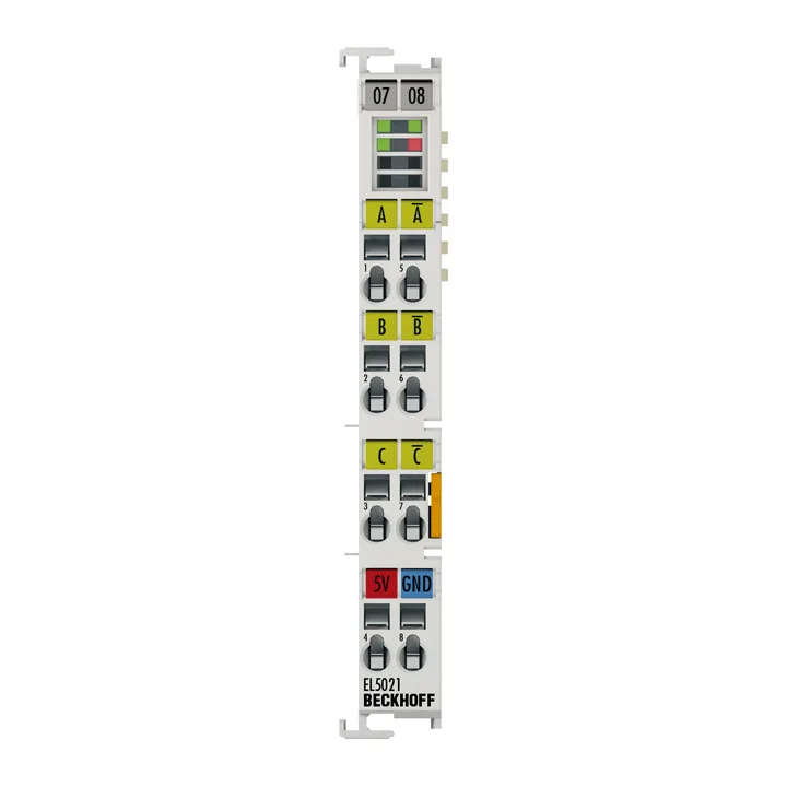 Beckhoff EL5021 EtherCAT Terminal, 1-channel encoder interface, SinCos, 1 VPP