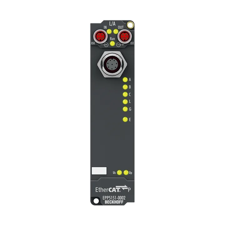 Beckhoff EPP5151-0002 EtherCAT P Box, 1-channel encoder interface, incremental, 24 V DC HTL, 100 kHz, M12