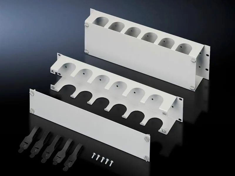 Rittal DK 7158.100 DK 19" kablo düzenleme kanalı 2U