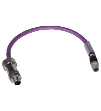 Pepperl+Fuchs ICZ-2T/TR-0,2M-PUR ABG-V15B-G Terminal cable for PROFIBUS with terminal resistor