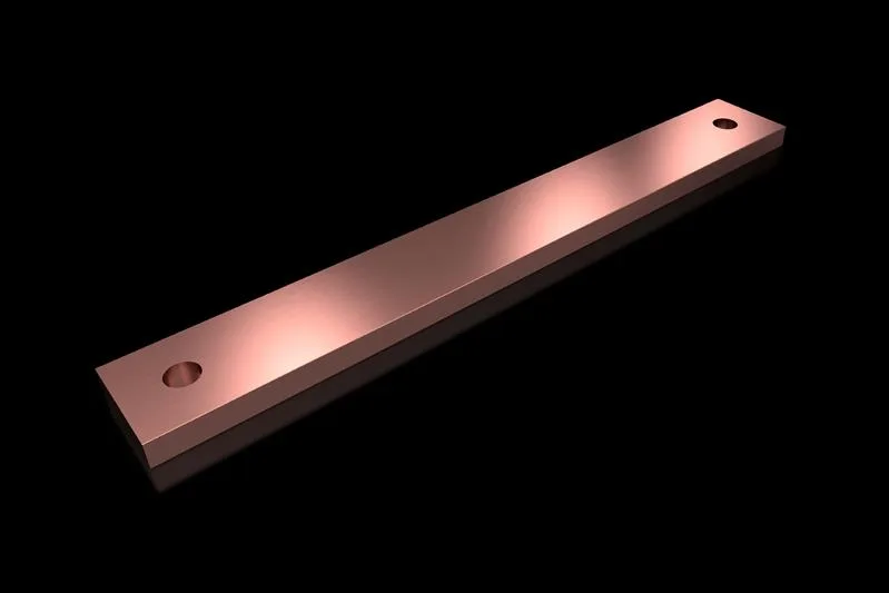 Rittal SV 9686.544 SV PE/PEN busbar E-Cu, WH: 40x10 mm, L: 300 mm