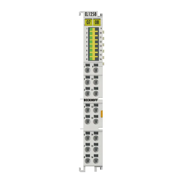 Beckhoff EL1258 EtherCAT Terminal, 8-channel digital input, 24 V DC, 1 µs, multi-timestamp