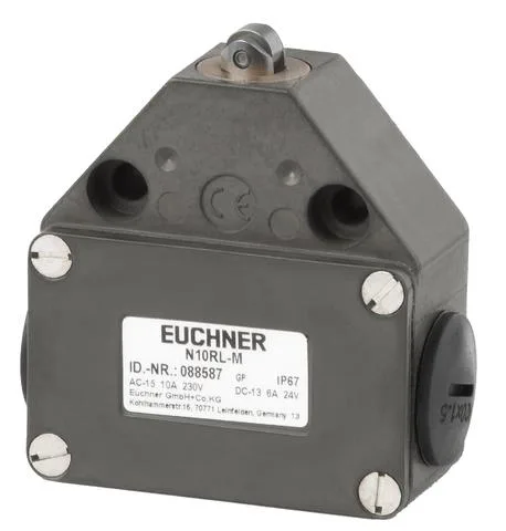 Euchner N10R-M Precision single limit switch N10, roller plunger