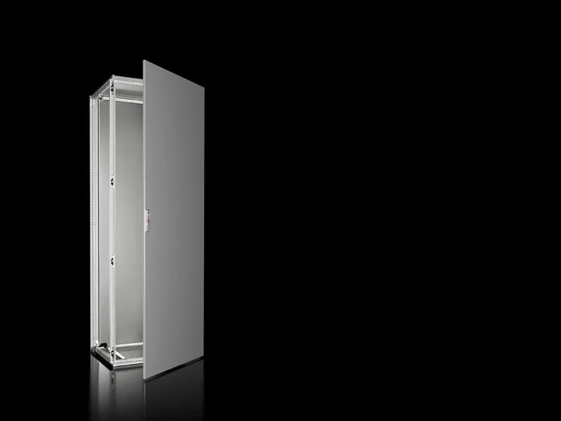 Rittal VX 8826.000 VX Modüler pano sistemi, GYD: 800x2200x600 mm, çelik sac, montaj plakalı, ön tarafta tek kapılı