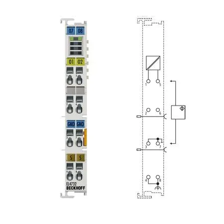 BECKHOFF EL4732 2-channel analog output terminal