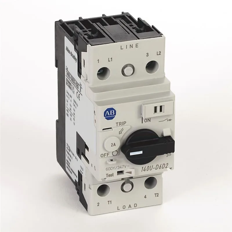 Allen Bradley 140U-D6D2-B20 Circuit Breaker 2-Pole 2 A UL 489