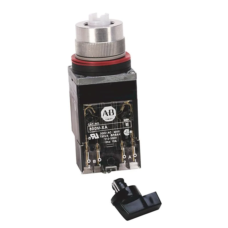 Allen Bradley 800MR-HH2BB 2 Position Selector Switch 800MR PB