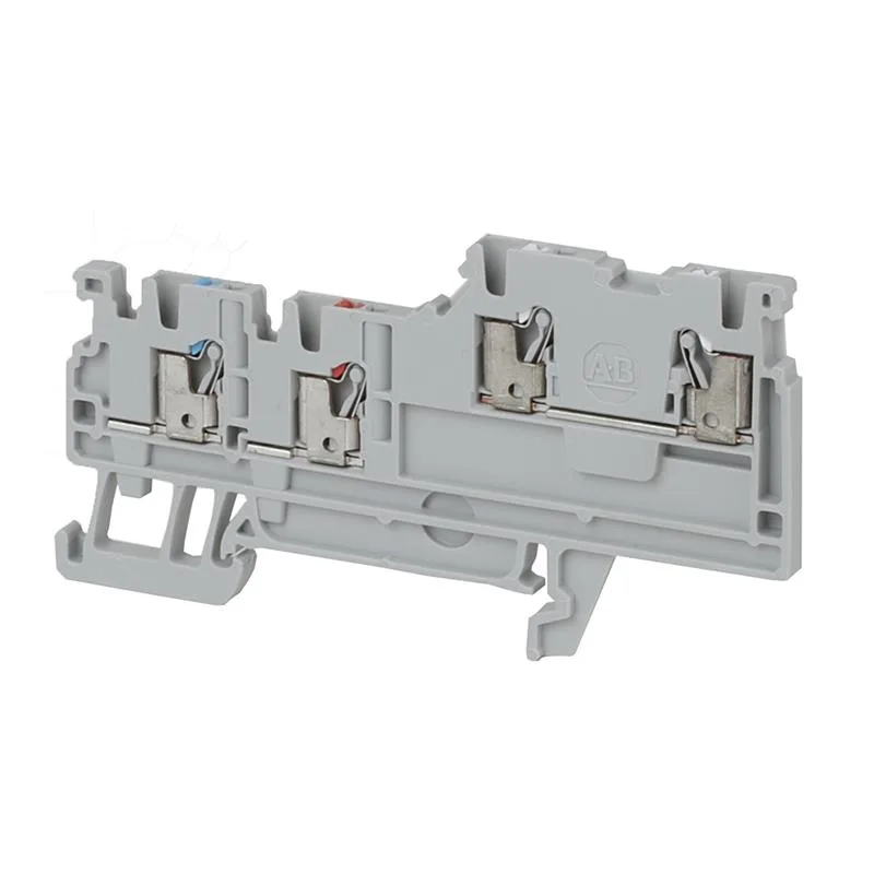 Allen Bradley 1492-PS2-3 IEC Feed-Through Push-in Terminal Block