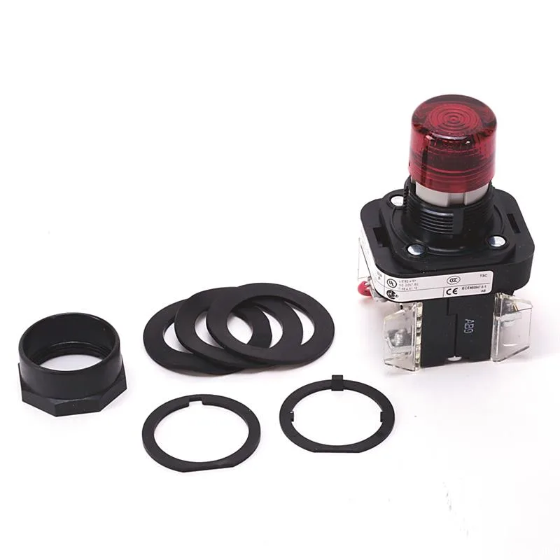 Allen Bradley 800H-QRT10R 30mm Pilot Light 800H PB