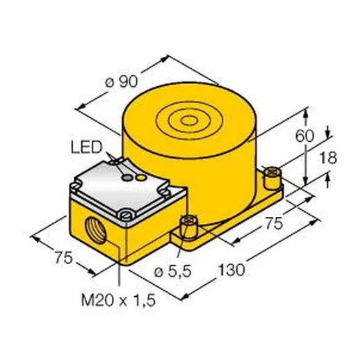 Turck NI60-K90SR-VP4X2