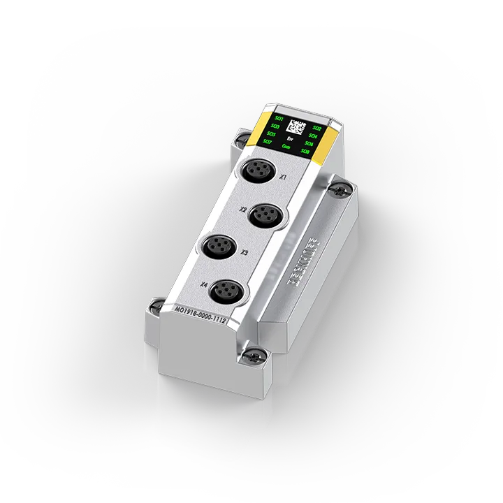 Beckhoff MO1918-0000-1112 I/O module, 8-channel digital input, 24 V DC, 05 A, M12, TwinSAFE, TwinSAFE Logic