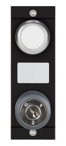 Euchner MSM-1-P-CA-PQU-C9-159482 Submodule MSM-1-P (1 illuminated pushbutton, slide-in label, key-operated rotary switch)