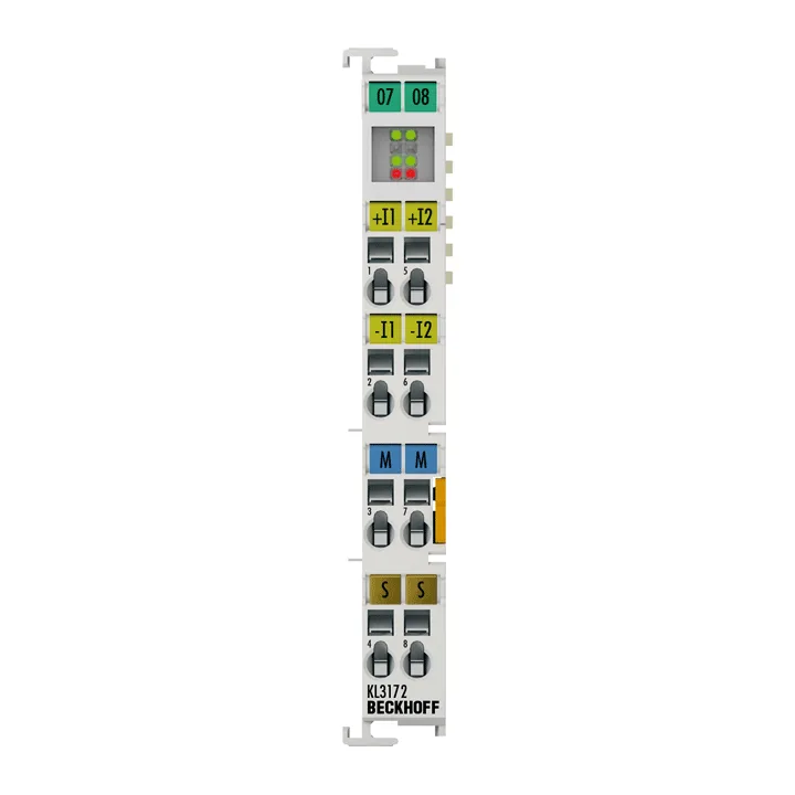 Beckhoff KL3172 Bus Terminal, 2-channel analog input, voltage, 0…2 V, 16 bit, differential, high-precision