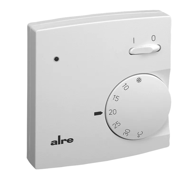 Alre RTBSB-001.062 Room thermostat, surface-mounted, 5…30…°C, 230V AC, NC contact, ECO function, heating display, on/off switch