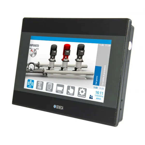 Seneca VISUAL2 7" HMI panel touchscreen