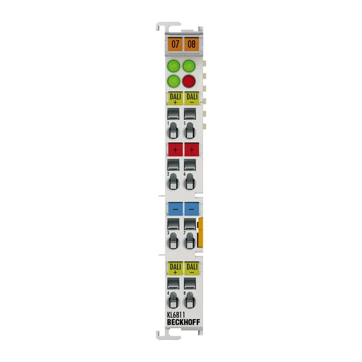 Beckhoff KL6811 Bus Terminal, 1-channel communication interface, DALI/DSI, master/power supply
