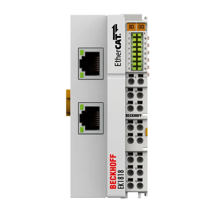 Beckhoff EK1818 EtherCAT Coupler with integrated digital inputs/outputs