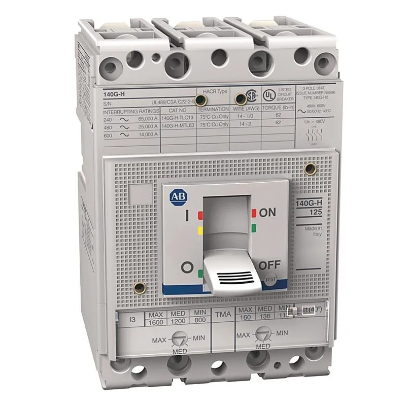 Allen Bradley 140G-H2F3-D16 140G 160A Frame Molded Case Ckt-Bkr