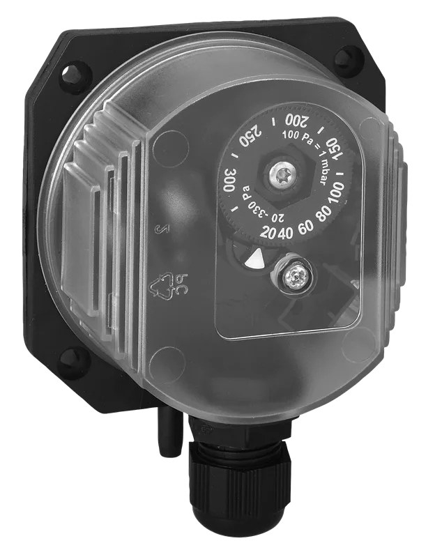 Alre JDW-3 Differential pressure switch, 20…330Pa, internal setting