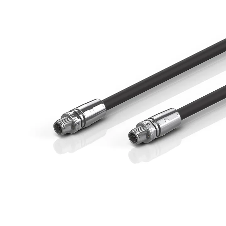 Beckhoff C9900-K730...K739 CP-Link 4 cable, shielded, PVC, 4 x 2 x AWG23/7, fixed installation, black, Cat6A