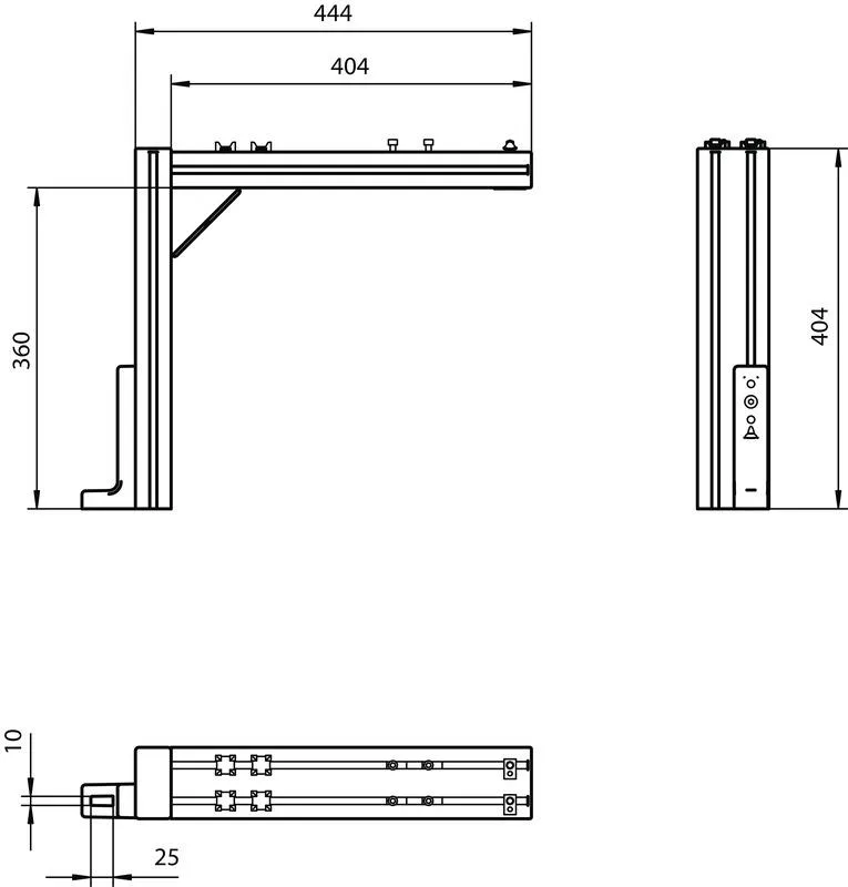 Leuze BT 70EM-MRSET Set montaj ünitesi