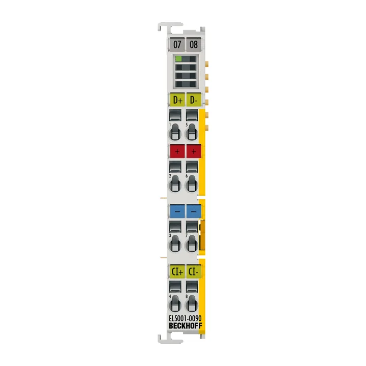 Beckhoff EL5001-0090 EtherCAT Terminal, 1-channel encoder interface, SSI, TwinSAFE SC